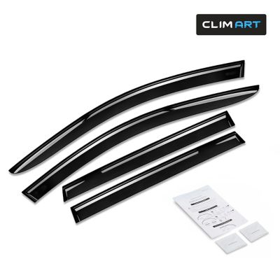 CLIM ART Tape-On Window Deflectors Extra Durable for Honda CR-V 17-22