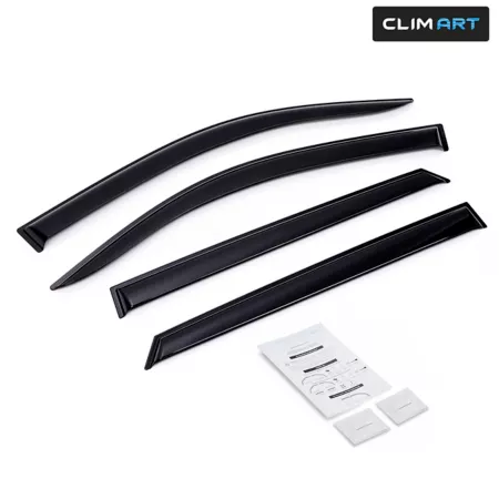 CLIM ART Extra Durable Taped Window Deflectors for Hyundai Tucson 16-20 Window Deflectors