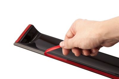 Image showing  Tape-On Window Deflectors Extra Durable for Jeep Compass 17-23