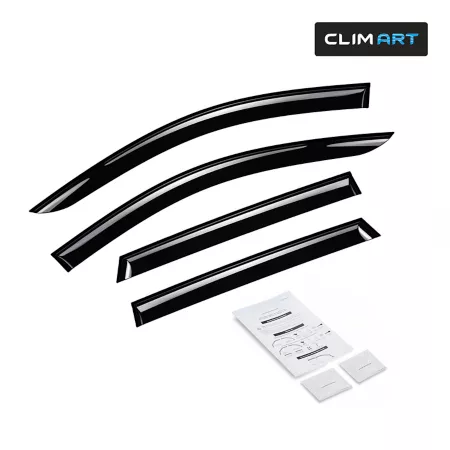 CLIM ART Extra Durable Adhesive Window Deflectors for Nissan Rogue Sport 17-23 Window Deflectors