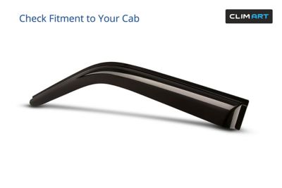 Image showing  Tape-On Window Deflectors Extra Durable for Toyota Corolla 14-19