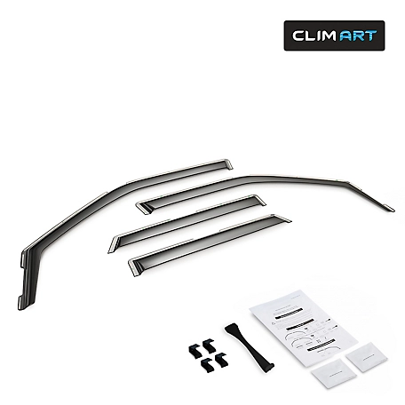 CLIM ART In-Channel Window Deflectors Extra Durable for Chevy Blazer 19-23