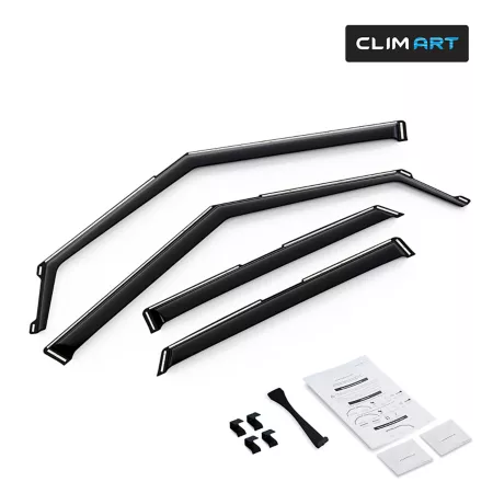 CLIM ART Extra Durable In-Channel Window Deflectors for Chevy TrailBlazer 21-23 Window Deflectors