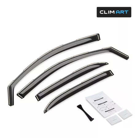 CLIM ART Extra Durable In-Channel Window Deflectors for Chevy Equinox 10-17 Window Deflectors