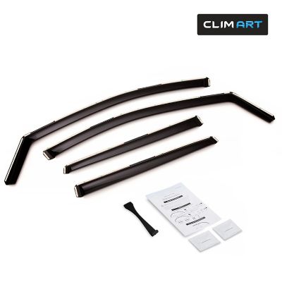 CLIM ART In-Channel Window Deflectors Extra Durable for Ford Escape 13-19