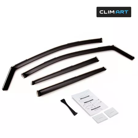 CLIM ART Extra Durable In-Channel Window Deflectors for Ford Escape 13-19 Window Deflectors