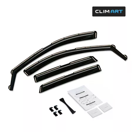 CLIM ART Extra Durable In-Channel Window Deflectors for Ford Escape 20-23 Window Deflectors