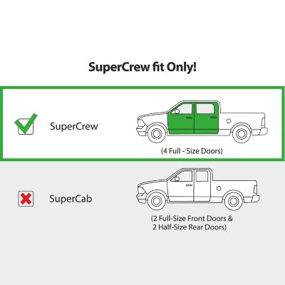Image showing  In-Channel Window Deflectors Extra Durable for Ford Ranger 19-23 SuperCrew