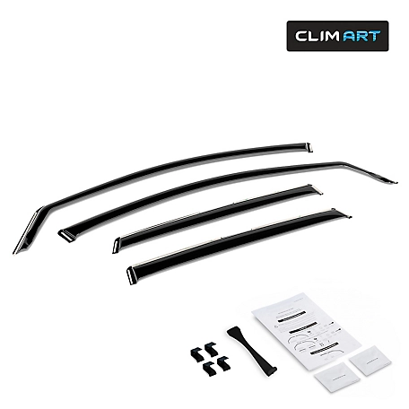 CLIM ART In-Channel Window Deflectors Extra Durable for Honda CR-V 12-16