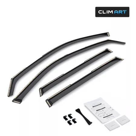 CLIM ART Extra Durable In-Channel Window Deflectors for Hyundai Palisade 21-23 Window Deflectors