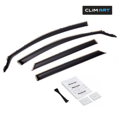 CLIM ART In-Channel Window Deflectors Extra Durable for Hyundai Tucson 16-20
