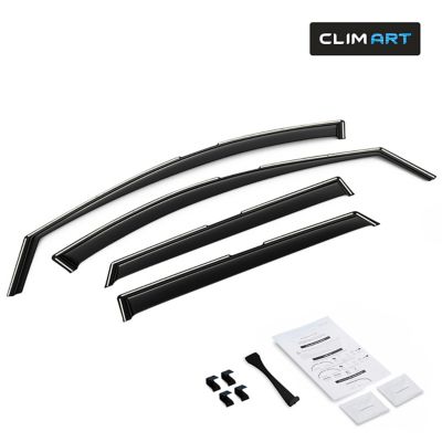 CLIM ART In-Channel Window Deflectors Extra Durable for Hyundai Tucson 21-23