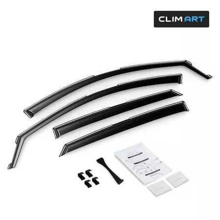 CLIM ART Extra Durable In-Channel Window Deflectors for Hyundai Sonata 20-23 Window Deflectors