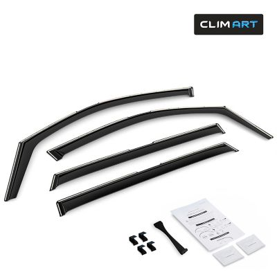 CLIM ART In-Channel Window Deflectors Extra Durable for Kia Sorento 21-23