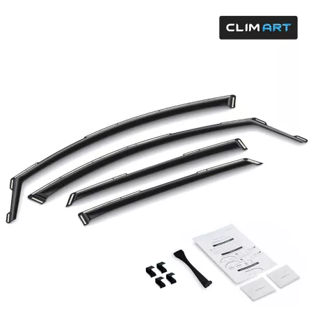 CLIM ART Extra Durable In-Channel Window Deflectors for Kia K-5 21-23 Window Deflectors