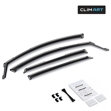 CLIM ART In-Channel Window Deflectors Extra Durable for Kia K-5 21-23