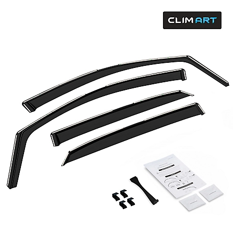 CLIM ART In-Channel Window Deflectors Extra Durable for Lexus RX 16-22