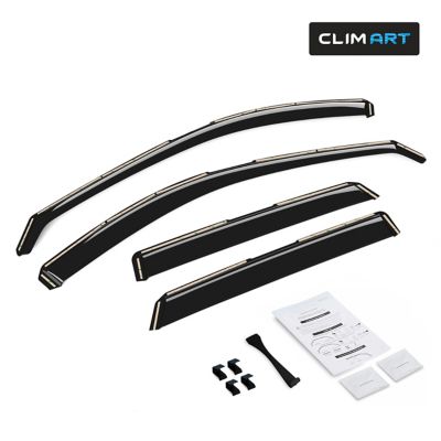 CLIM ART In-Channel Window Deflectors Extra Durable for Mazda CX-5 17-23