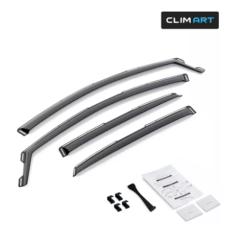 CLIM ART Extra Durable In-Channel Window Deflectors for Nissan Sentra 13-19 Sedan Window Deflectors