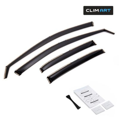 CLIM ART In-Channel Window Deflectors Extra Durable for Toyota Camry 18-23 Sedan