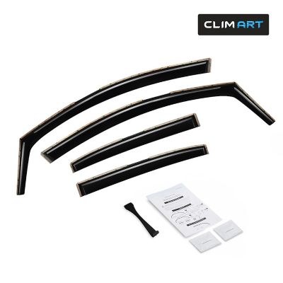 CLIM ART In-Channel Window Deflectors Extra Durable for Toyota Corolla 20-23