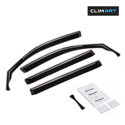 CLIM ART In-Channel Window Deflectors Extra Durable for Volkswagen Tiguan 18-23