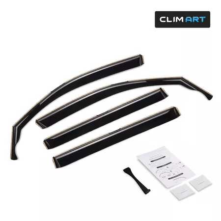 CLIM ART Extra Durable In-Channel Window Deflectors for Volkswagen Tiguan 18-23 Window Deflectors