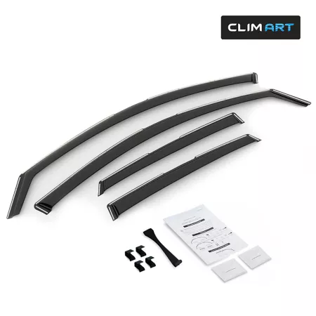 CLIM ART Extra Durable In-Channel Window Deflectors for Volkswagen Jetta 19-23 Window Deflectors