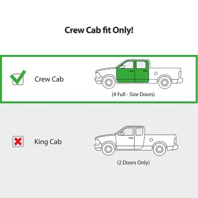 Image showing  Tape-On Window Deflectors Shatterproof for Nissan Frontier 05-21 Crew Cab