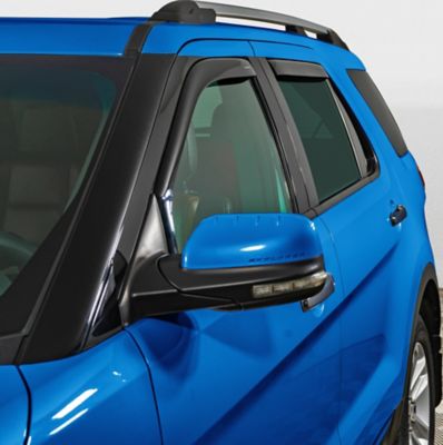 Image showing  In-Channel Window Deflectors Shatterproof for Ford Explorer 11-19, 4 pc.
