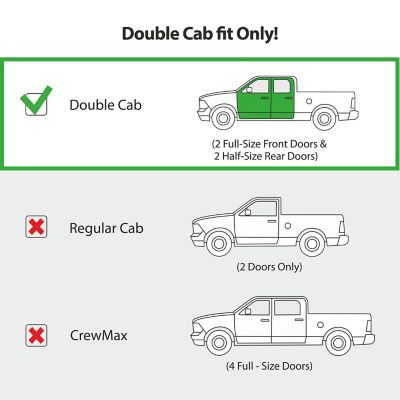 Image showing  In-Channel Window Deflectors Shatterproof for Toyota Tundra 07-21 Double Cab, 4 pc.