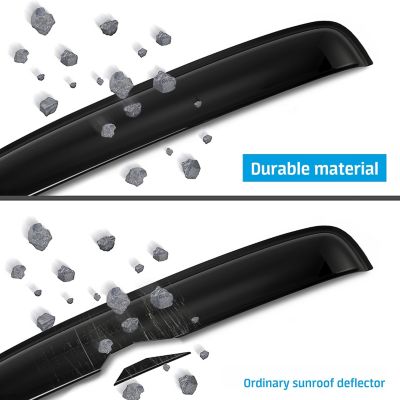 Image showing 2 th CLIM ART Sun Roof Deflector, Extra Durable 37,8 Inc, SR01000