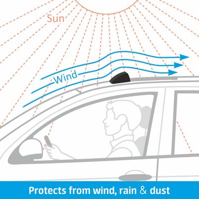 Image showing 4 th CLIM ART Sun Roof Deflector, Extra Durable 35,6 in., SR01005