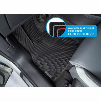Image showing  Custom Fit Floor Mats for Audi Q3 Sportback 20-23, Honeycomb Dirtproof & Waterproof, All-Weather, FL011420101