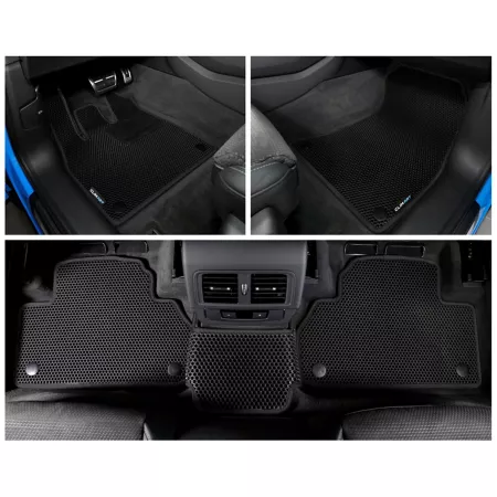 CLIM ART Custom Floor Mats for Audi Q5 2018-2023 Honeycomb Technology Anti-Dirt and Waterproof All Weather FL011518053 Floor Mats & Cargo Liners