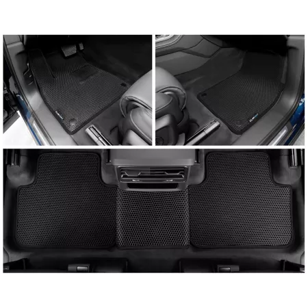 CLIM ART Custom Floor Mats for Audi Q7 17-23 Honeycomb Technology Anti-Dirt and Waterproof All Weather FL011517081 Floor Mats & Cargo Liners