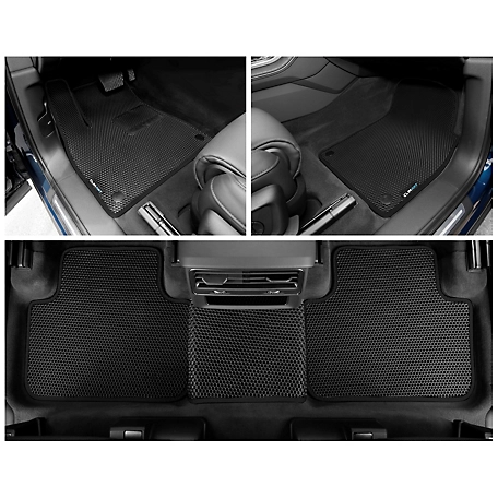 CLIM ART Custom Fit Floor Mats for Audi Q7 17-23, Honeycomb Dirtproof & Waterproof Technology, All-Weather, FL011517081