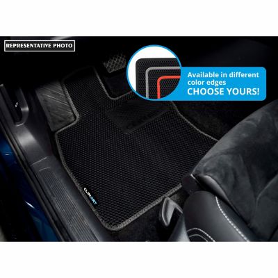 Image showing  Custom Fit Floor Mats for BMW X3 18-23, Honeycomb Dirtproof & Waterproof Technology, All-Weather