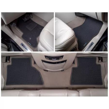 CLIM ART Custom Floor Mats for Cadillac Escalade 15-20 Honeycomb Technology Anti-Dirt and Waterproof All Season Floor Mats & Cargo Liners