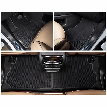 CLIM ART Custom Fit Floor Mats for Cadillac XT5 17-23, Honeycomb Dirtproof & Waterproof Technology, All-Weather
