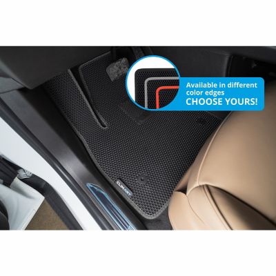 Image showing  Custom Fit Floor Mats for Cadillac XT5 17-23, Honeycomb Dirtproof & Waterproof Technology, All-Weather