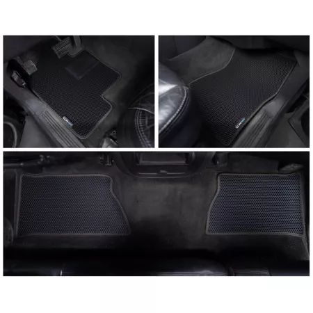 CLIM ART Custom floor mats for Chevrolet Silverado 07-13 extended cab anti-dirt and waterproof honeycomb technology all seasons Floor Mats & Cargo Liners