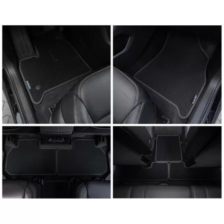 CLIM ART Custom Floor Mats for Chevy Traverse 18-23 Honeycomb Technology Dirt-Proof and Waterproof All-Weather Floor Mats & Cargo Liners