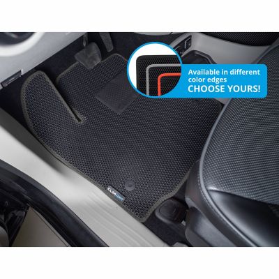 Image showing  Custom Fit Floor Mats for Chrysler Pacifica 17-23, Honeycomb Dirtproof & Waterproof Technology, All-Weather