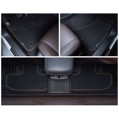 CLIM ART Custom Fit Floor Mats for Dodge Challenger 15-23, Honeycomb Dirtproof & Waterproof Technology, All-Weather