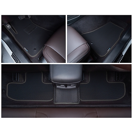 CLIM ART Custom Fit Floor Mats for Dodge Challenger 15-23, Honeycomb Dirtproof & Waterproof Technology, All-Weather