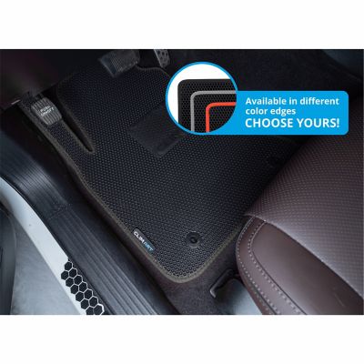 Image showing  Custom Fit Floor Mats for Dodge Challenger 15-23, Honeycomb Dirtproof & Waterproof Technology, All-Weather