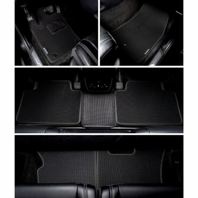CLIM ART Custom Fit Floor Mats for Dodge Durango 11-12, Honeycomb Dirtproof & Waterproof Technology, All-Weather