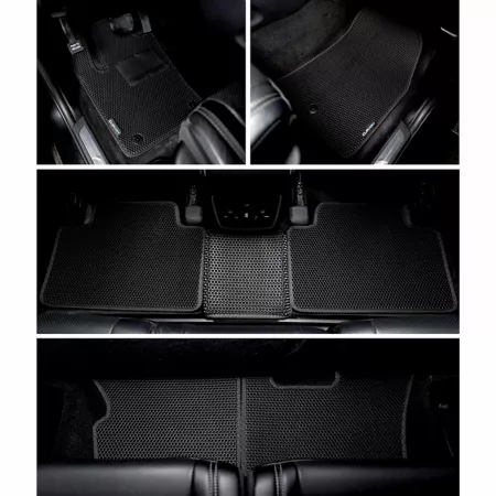 CLIM ART Custom Floor Mats for Dodge Durango 11-12 Honeycomb Technology Anti-Dirt and Waterproof All Weather Floor Mats & Cargo Liners