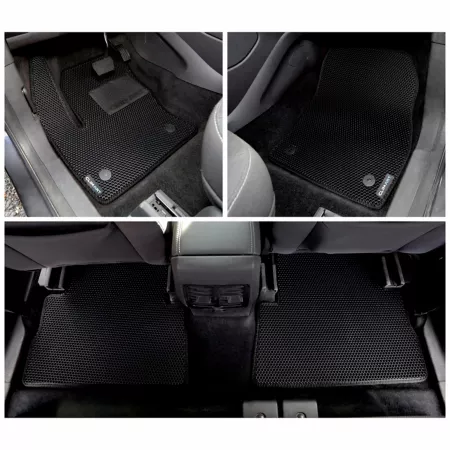 CLIM ART Custom Floor Mats for Ford Escape 13-19 Honeycomb Technology Anti-Dirt and Waterproof All Weather Floor Mats & Cargo Liners